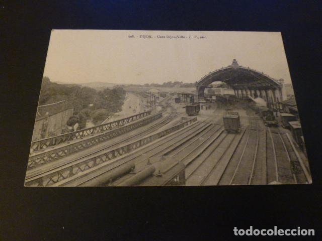 Postales: DIJON FRANCIA ESTACION FERROCARRIL POSTAL - Foto 1