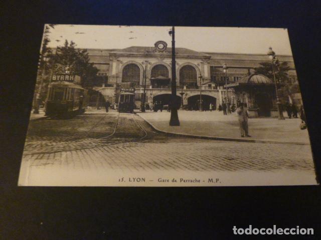 Postales: LYON FRANCIA ESTACION FERROCARRIL POSTAL - Foto 1