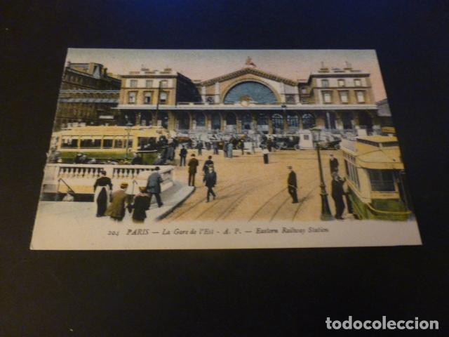 Postales: PARIS FRANCIA ESTACION FERROCARRIL POSTAL - Foto 1
