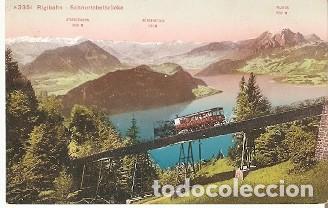 Postales: Postal Suiza. Tren Cremallera, ref. 7f-2449 - Foto 1