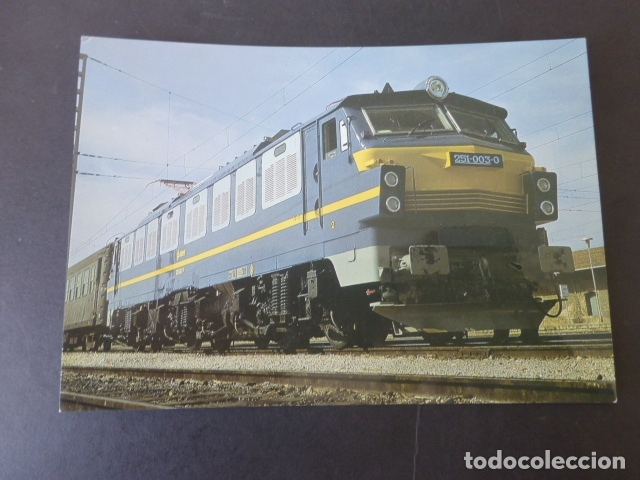 Postales: POSTAL FERROCARRIL RENFE LOCOMOTORA 251 - Foto 1