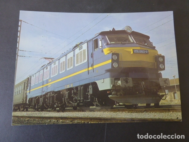 Postales: POSTAL FERROCARRIL RENFE LOCOMOTORA 251 - Foto 1