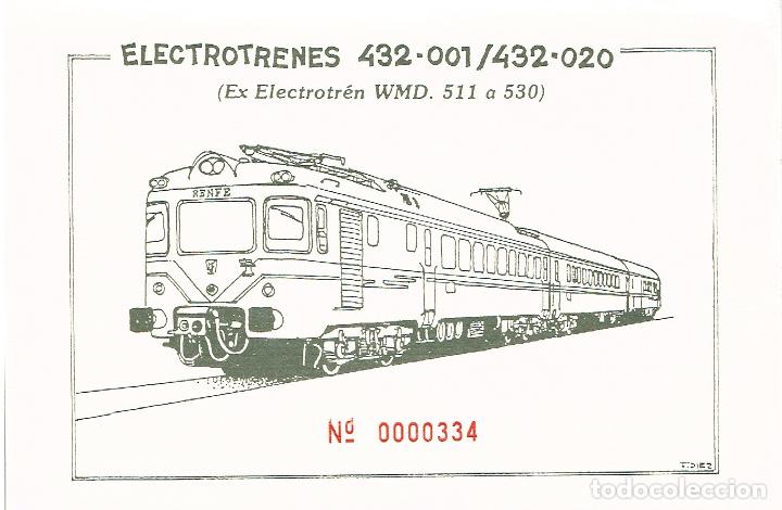 Postales: &rdquo;Sobre tem&aacute;tico con 6 postales ELECTROTRENES&rdquo; - Foto 1