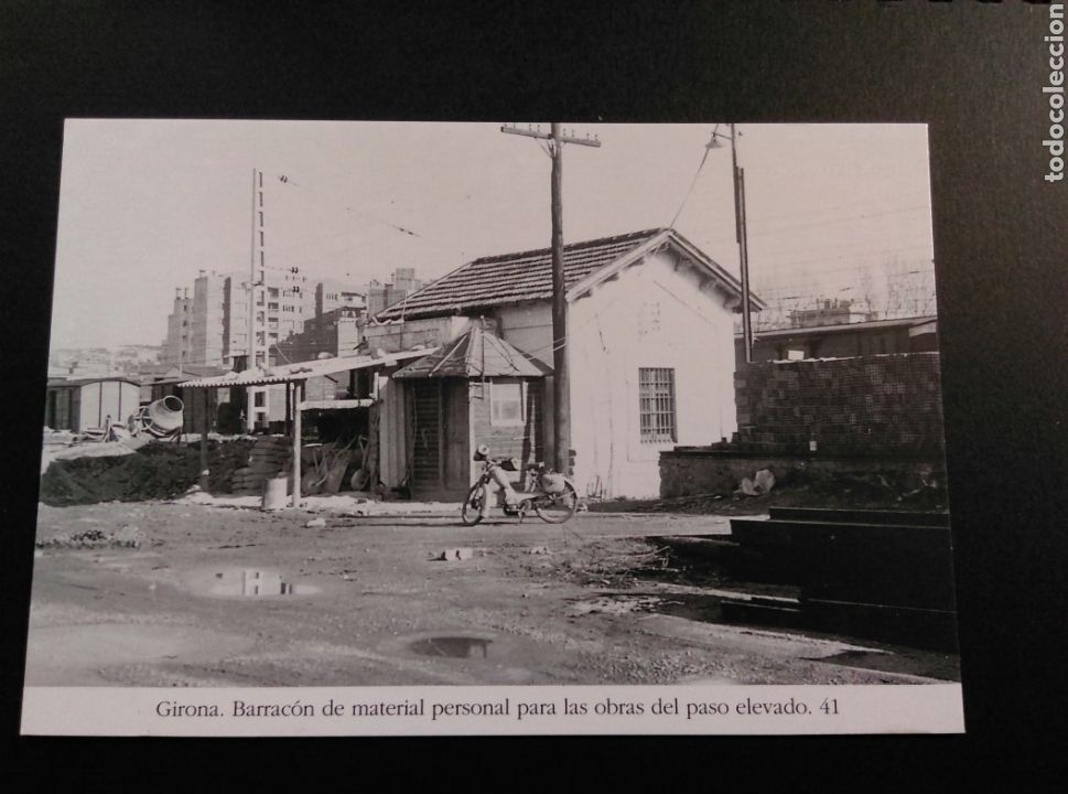 Postales: Girona Barracon de material personal para las obras del paso elevado 41 - Foto 1