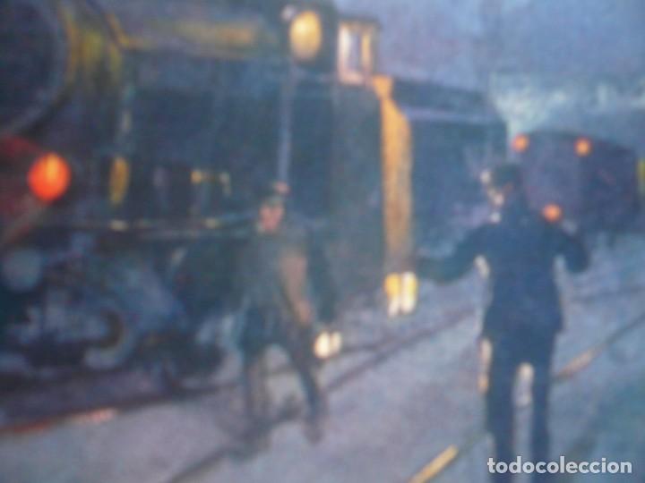 Postales: Tren en la oscuridad-ediciones Monopol. - Foto 2