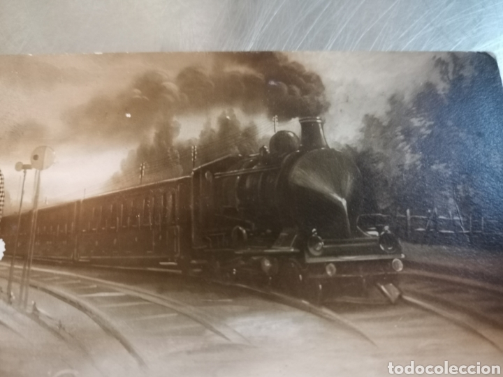 Postales: Postal Souvenir de Tren. E.R. Par&iacute;s - Foto 2