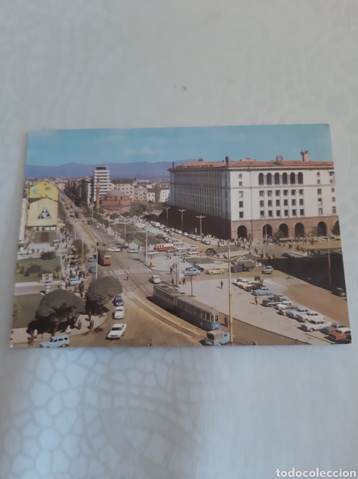 Postales: 1968 SOFIA BULGARIA COCHES &Eacute;POCA TRAVIAS - Foto 1
