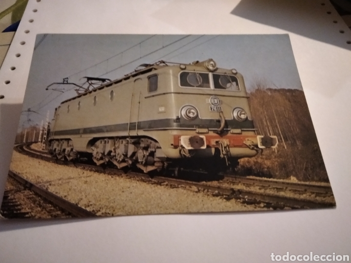 Postales: Postal colecci&oacute;n RENFE LOCOMOTORA - Foto 1