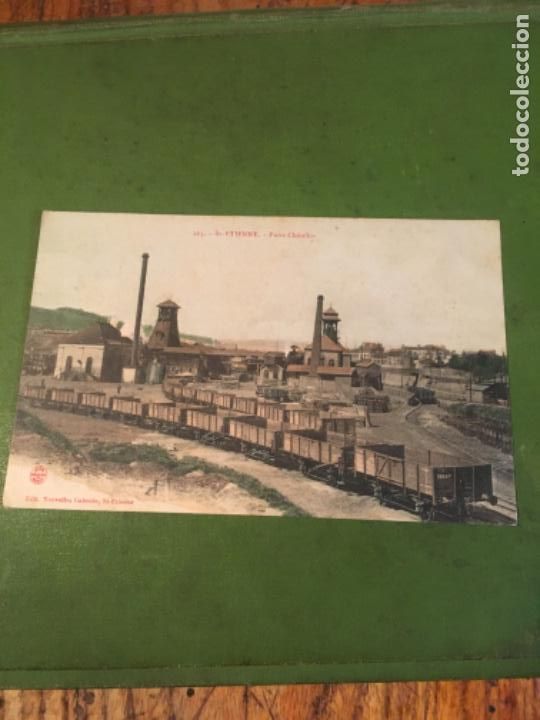 Postales: FERROCARRILES - antigua posta l 265 -ST. &Eacute;TIENNE PUITS CHATELUS -14X9 cm. - Foto 1
