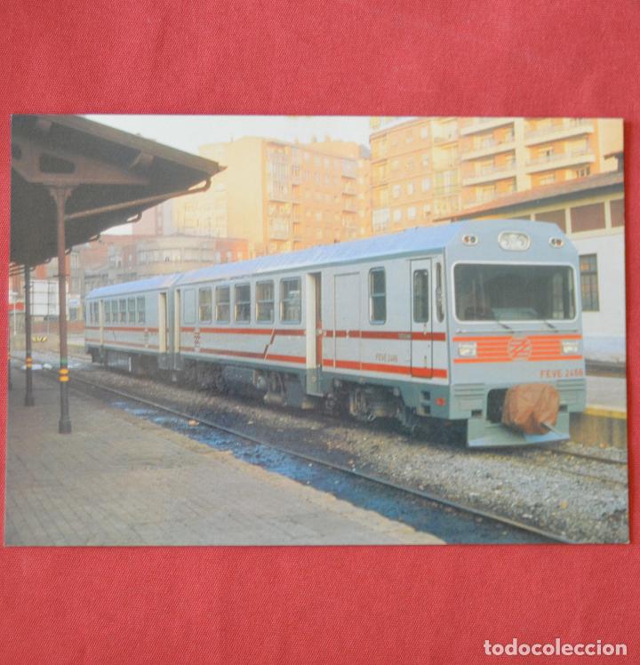Postales: AUTOMOTOR DIESEL - ESTACION DE LEON - Foto 1