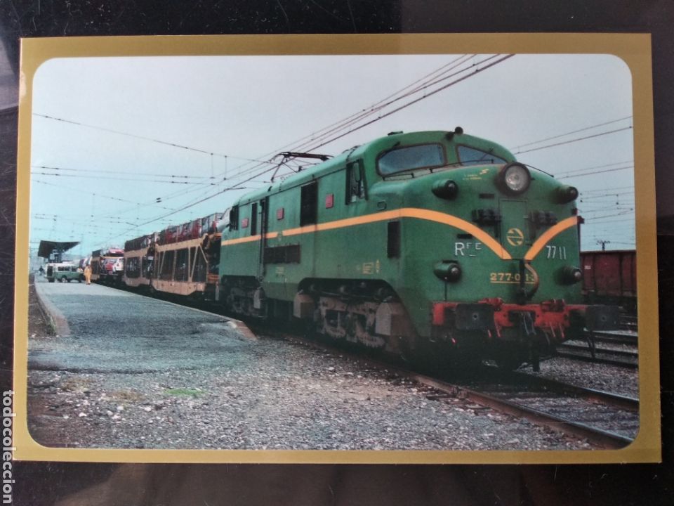 Postales: Miranda de Ebro postal locomotora - Foto 1
