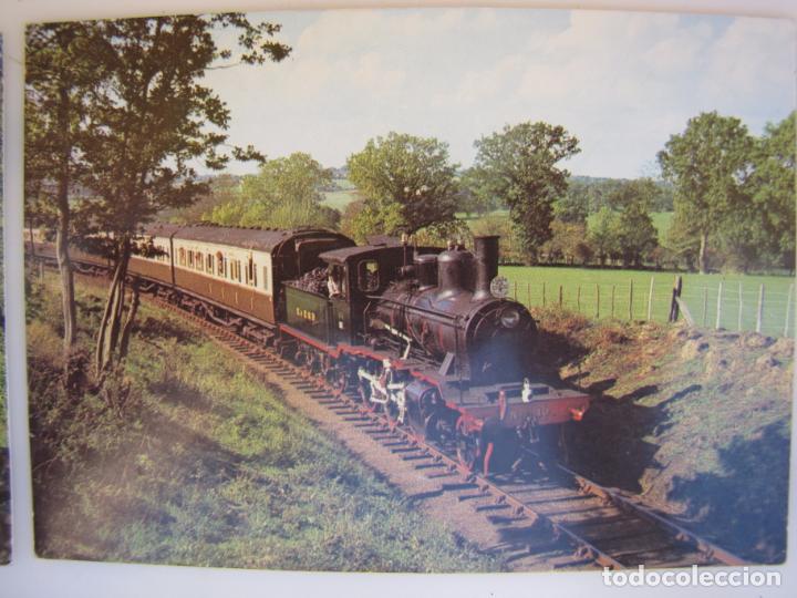 Postales: 11.- Colecci&oacute;n 6 postales trenes - Foto 6