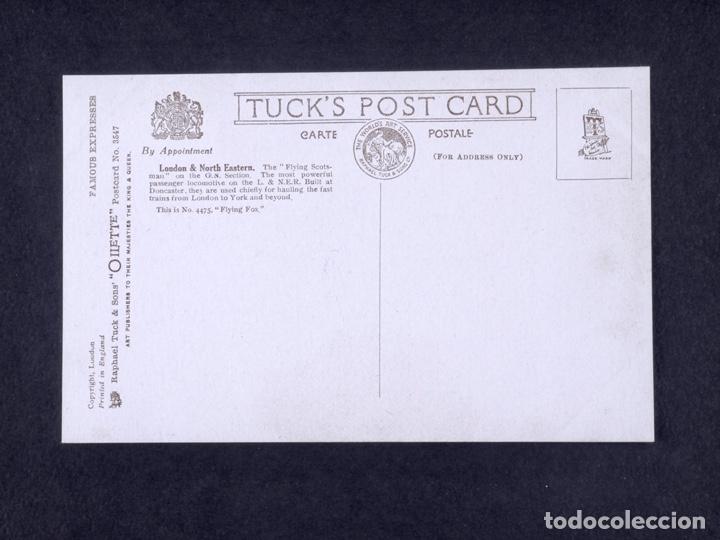 Postales: FAMOUS EXPRESSES. TUCKS POST CARD - Foto 2