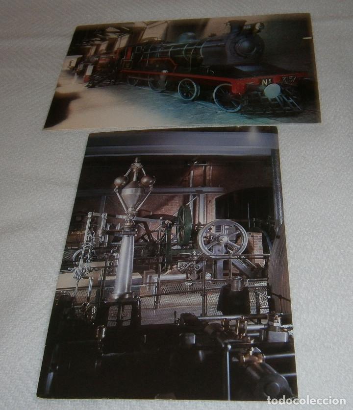 Postales: dos postales inglesas sin circular museo del ferrocarril en Manchester - Foto 1