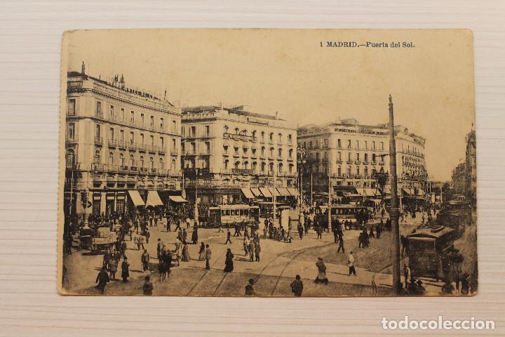 Postales: POSTAL MADRID, PUERTA DEL SOL, TRANV&Iacute;A, LACOSTE - Foto 1