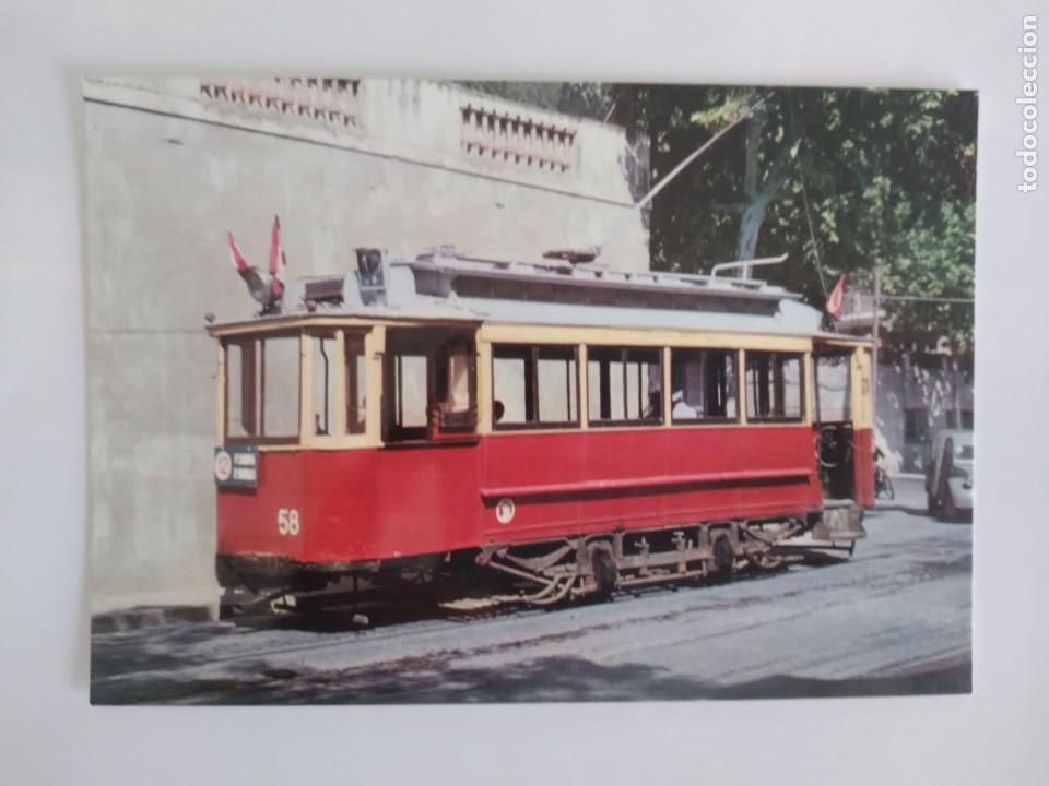 Postales: POSTAL TRAM-VIES DE BARCELONA RV - Foto 1