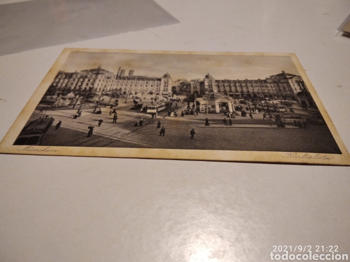 Postales: Postal antigua M&uuml;nchen tranv&iacute;as - Foto 1