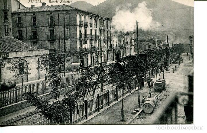 Postales: RIPOLL-BARRIO ESTACI&Oacute;N -FERROCARRIL- - Foto 1