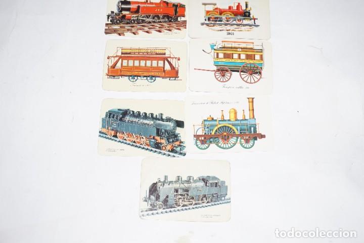 Postales: 7 CALENDARIOS TRENES , TRANVIAS - Foto 1