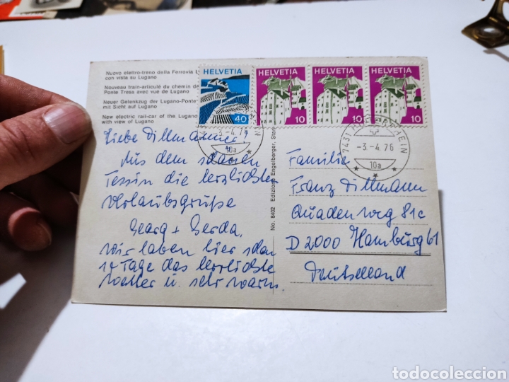 Postales: Postal tren Suiza - Foto 2