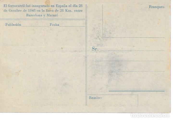 Postales: centenario del ferrocarril 1848 - 1948 - Foto 2