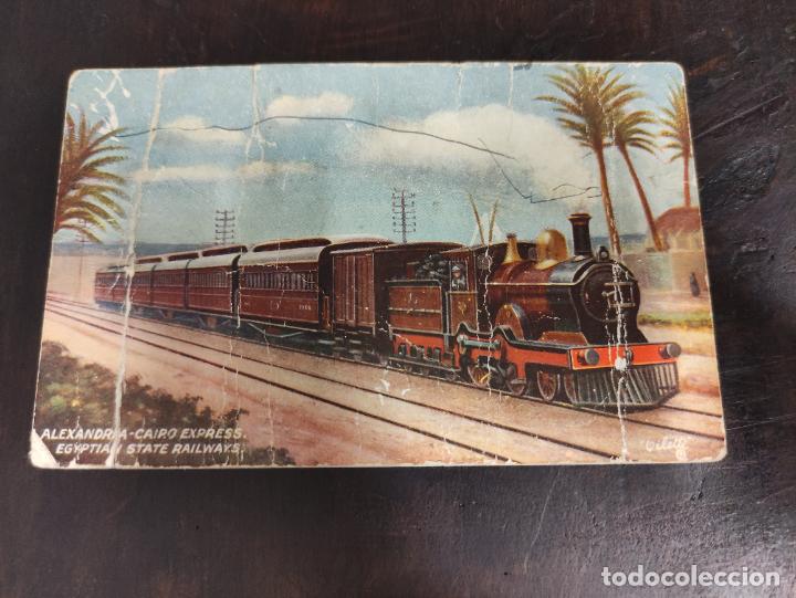Postales: ALEJANDRIA-CAIRO EXPRESS - EGYPTIAN STATE RAILWAYS - Foto 1