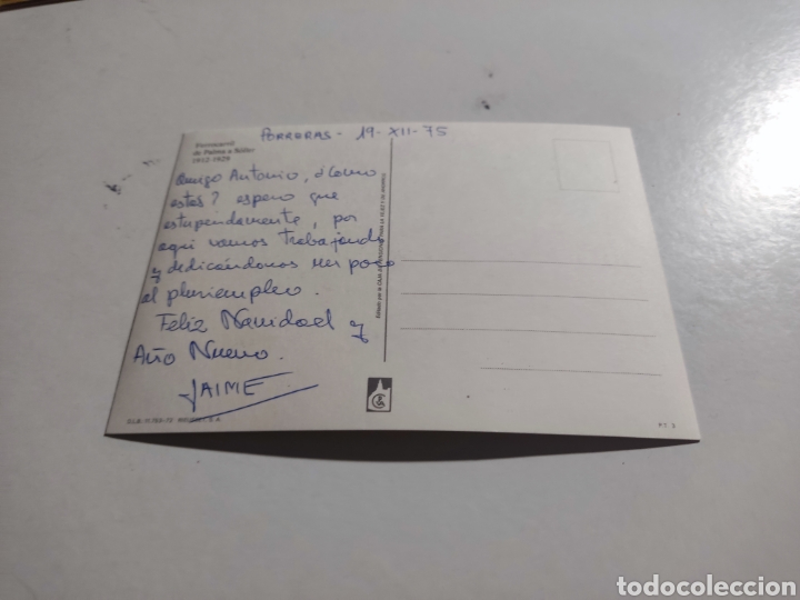 Postales: Postal ferrocarril de Palma a soller - Foto 2