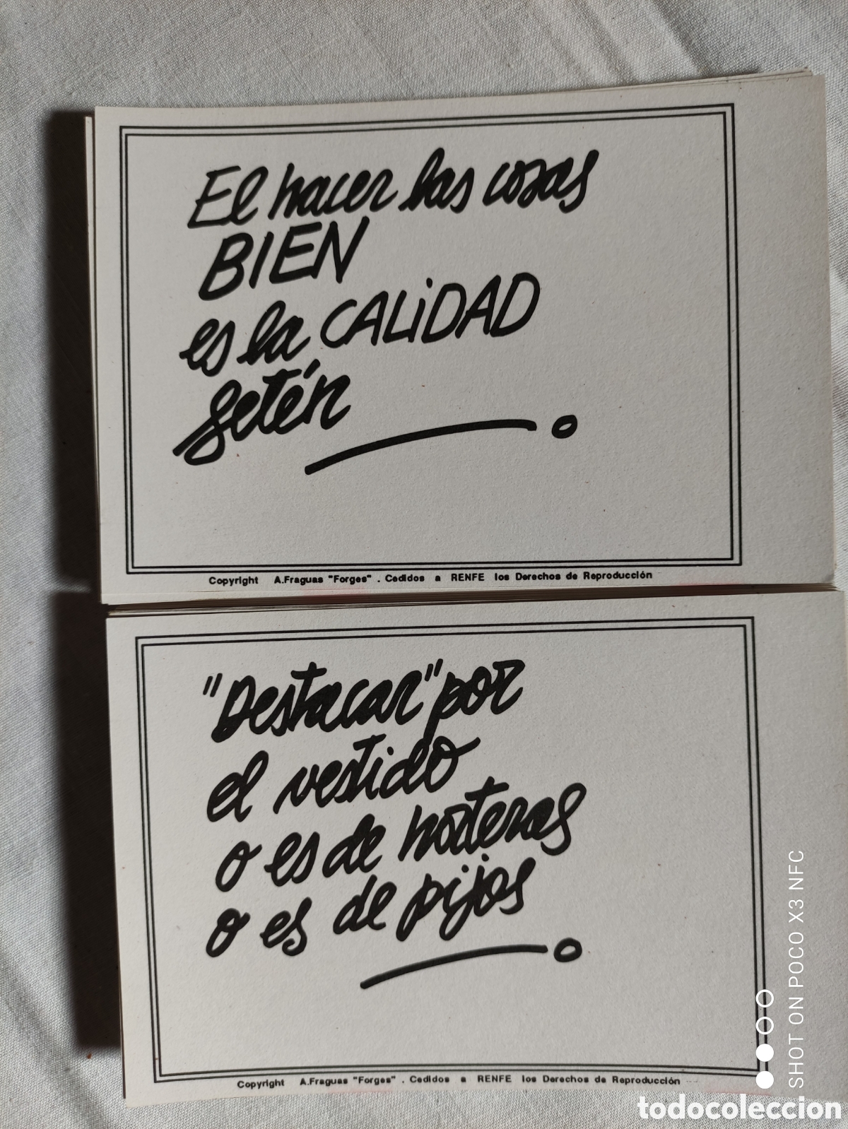 Postales: Postales Renfe - Forges - Foto 7