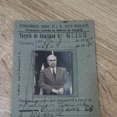 Postales: ANTIGUO CARNET ORIGINAL DE FERROCARRILES NORTE - AÑO 1940-41 - MIDE 10,5 X 7,5 CMS - TREN - REVERSO