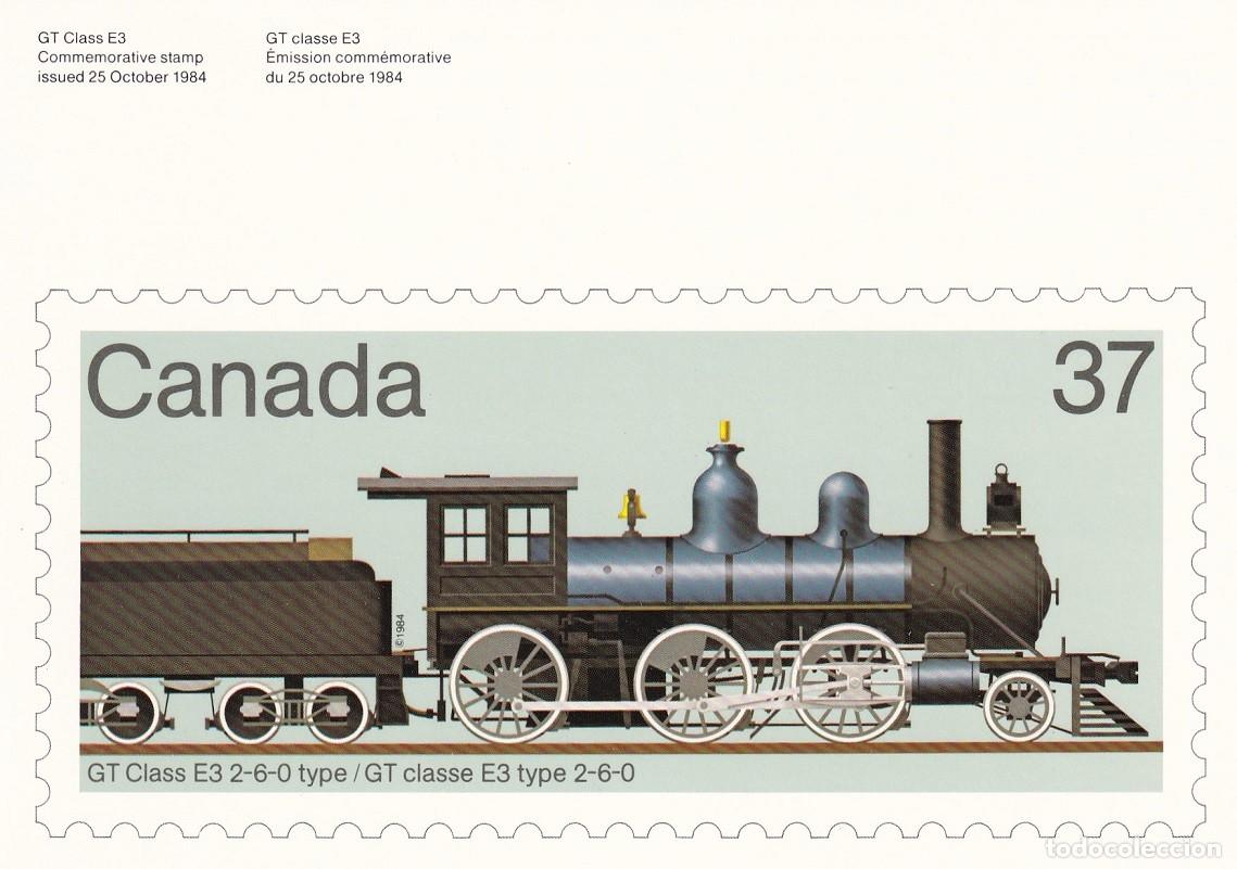 Postales: Canada 37 - GT Class E3 2-6-0 Type Issued: 25 October 1984 - Foto 1