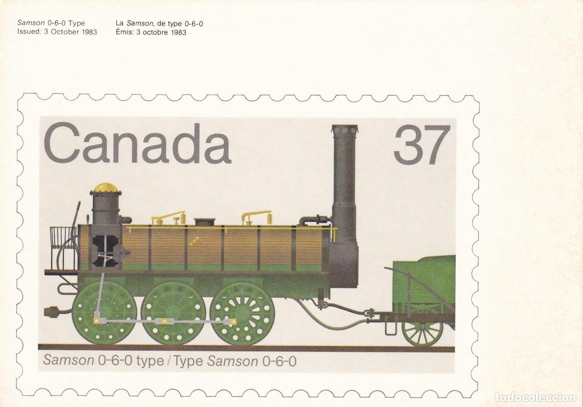 Postales: Canada 37 - Samson 0-6-0 Type Issued: 3 October 1983 - Foto 1