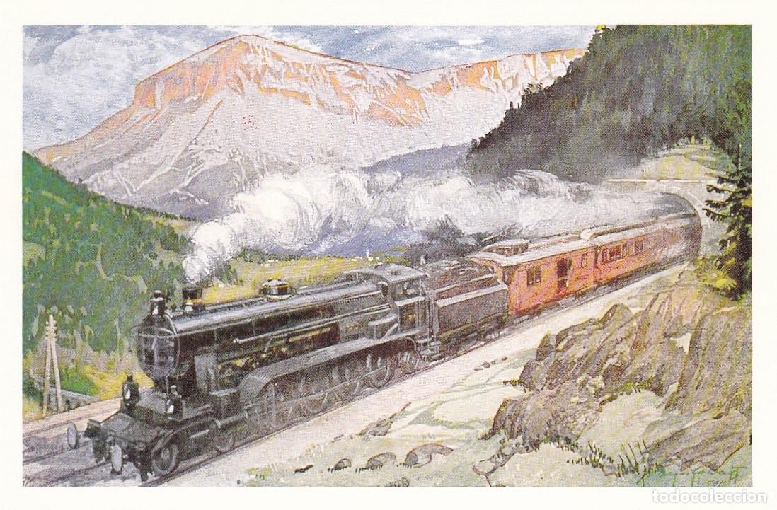 Cartoline: Facs&iacute;mil - Serie I Bild 10 / 150 Jahre Deutsche Eisenbahnen - 150 Aniversario de los ferrocarriles..