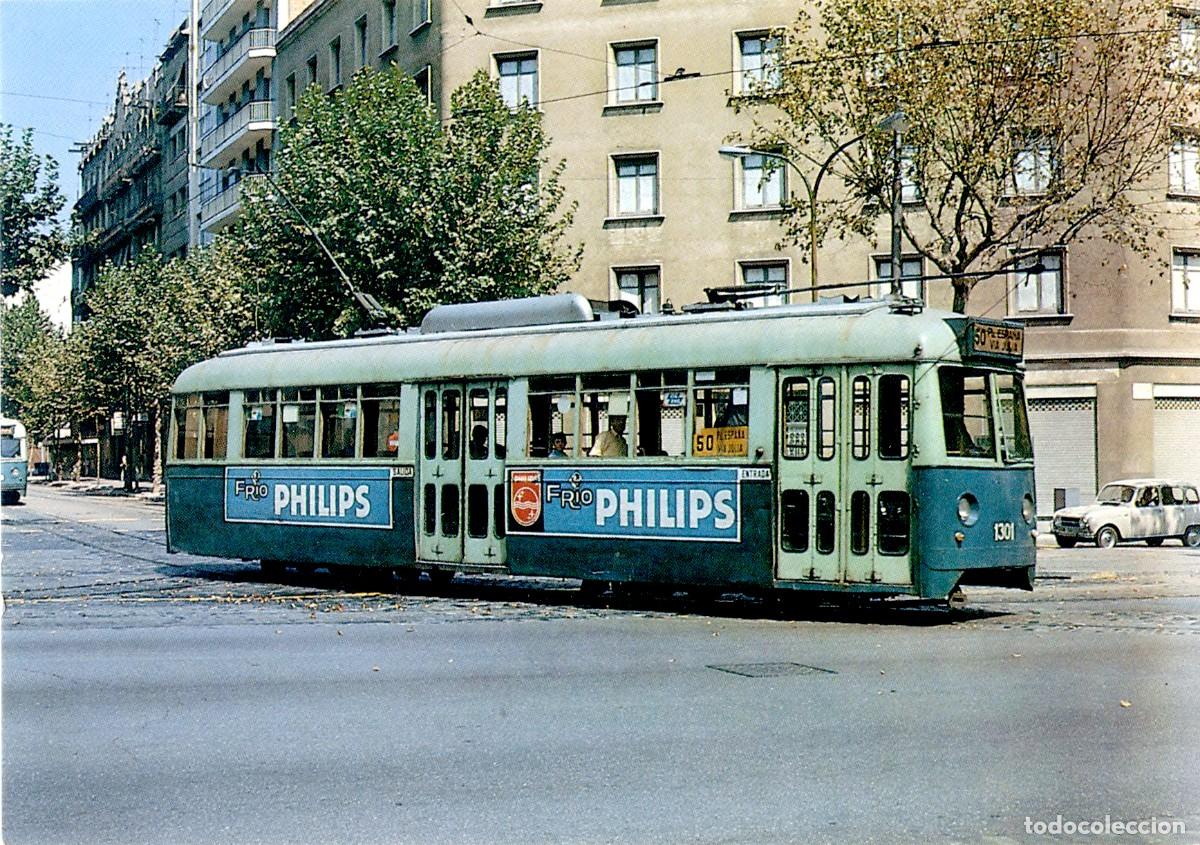 Postales: ANTIGUA POSTAL TRANV&Iacute;A DE BARCELONA - Foto 1
