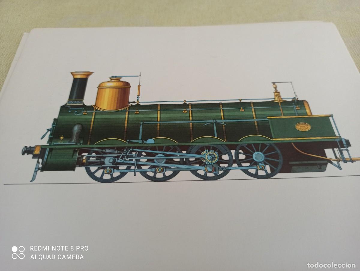 Postales: Locomotora ferrocarril norte. Schneider - Foto 1