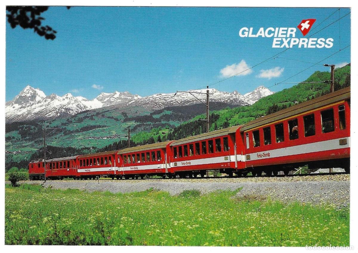 Postales: Postal Suiza. Der Glacier-Express. 7f2-50 - Foto 1