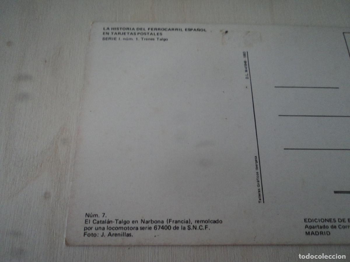 Postales: TREN 1 TALGO - Foto 2