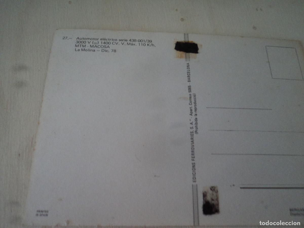 Postales: TREN 27, MACOSA, LA MOLINA - Foto 2