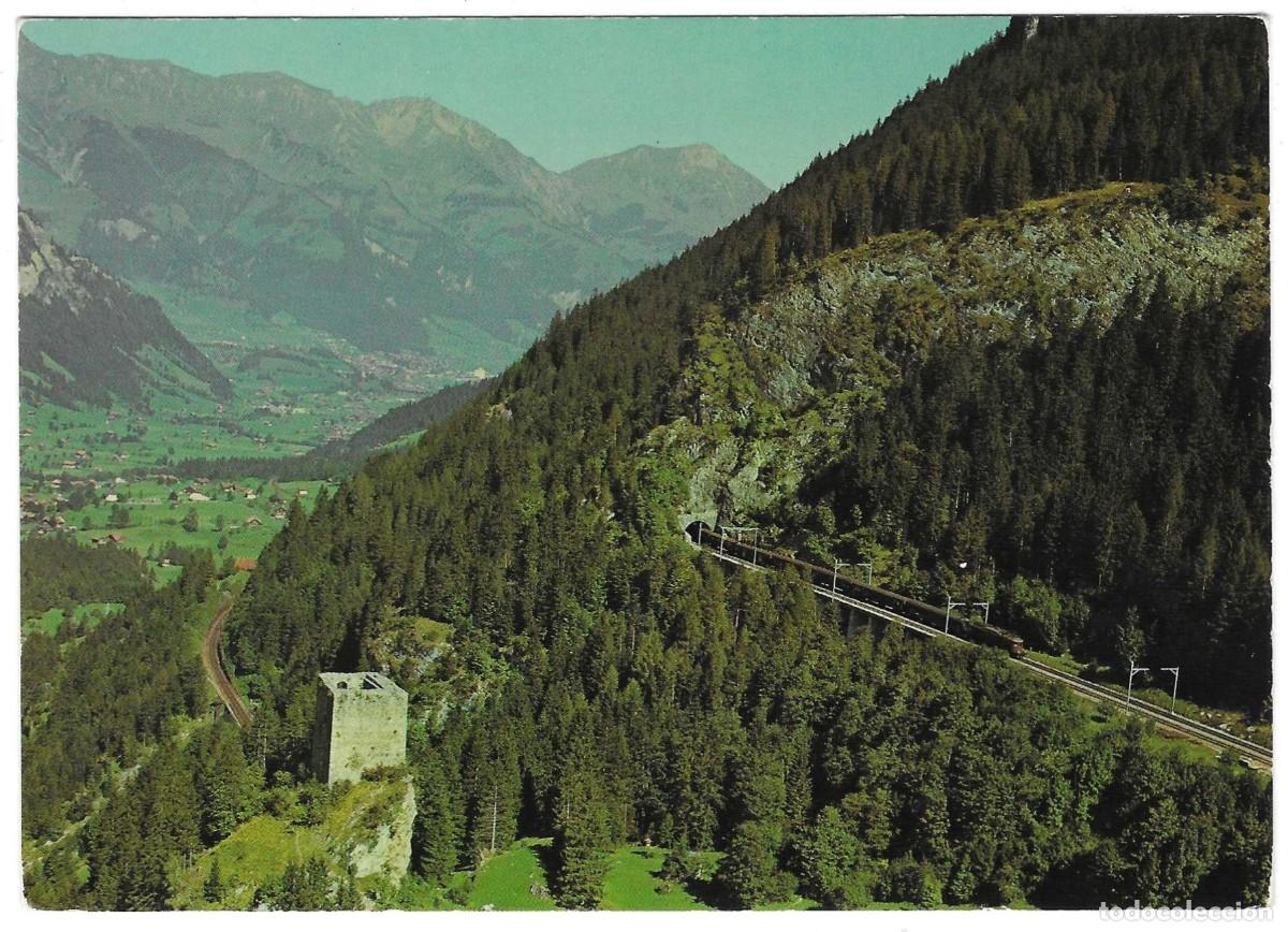 Postales: Postal Suiza. Bern. Lotschberg. Simplon Bahn. 7f2-77 - Foto 1