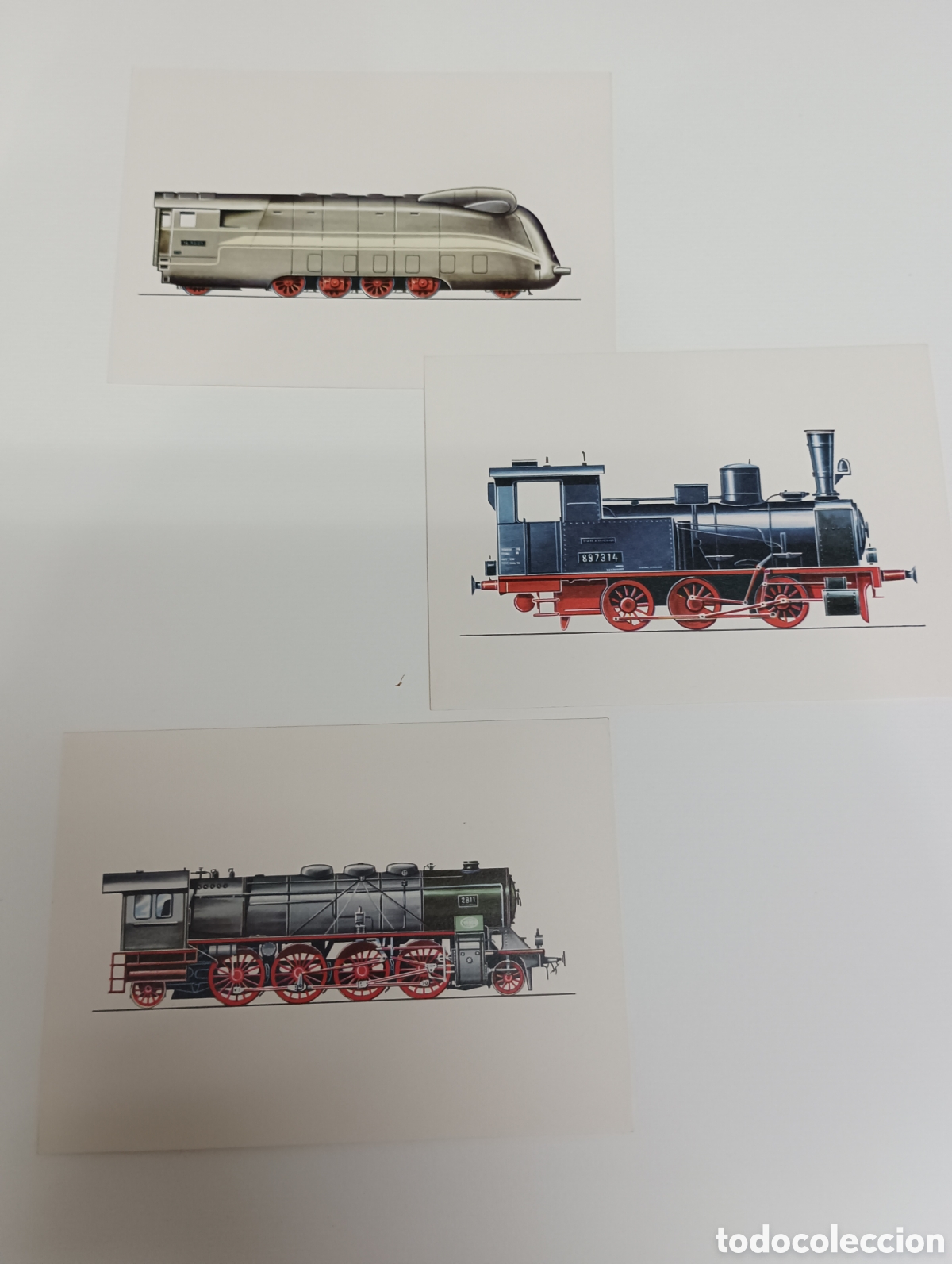 Postales: 12 postales de trenes alemanes - Foto 5