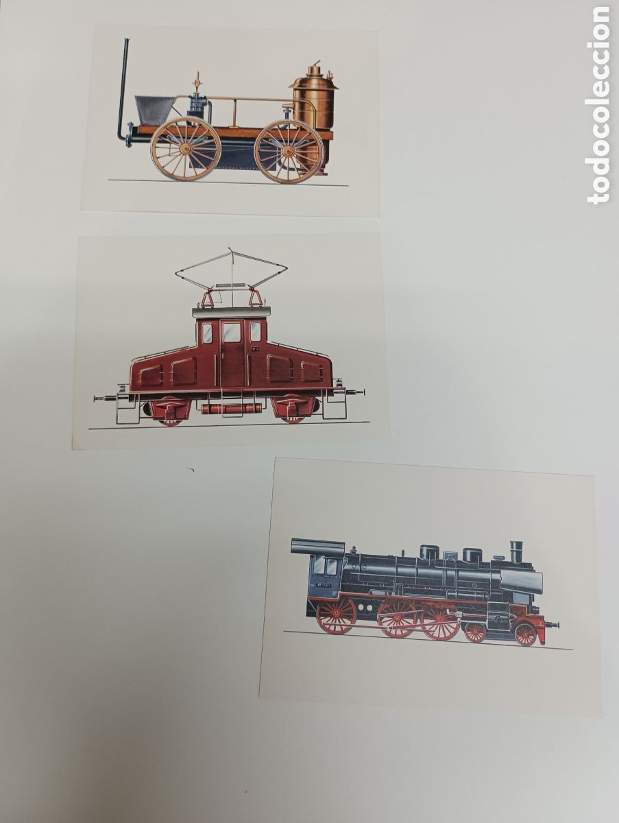 Postales: 12 postales de trenes alemanes - Foto 3