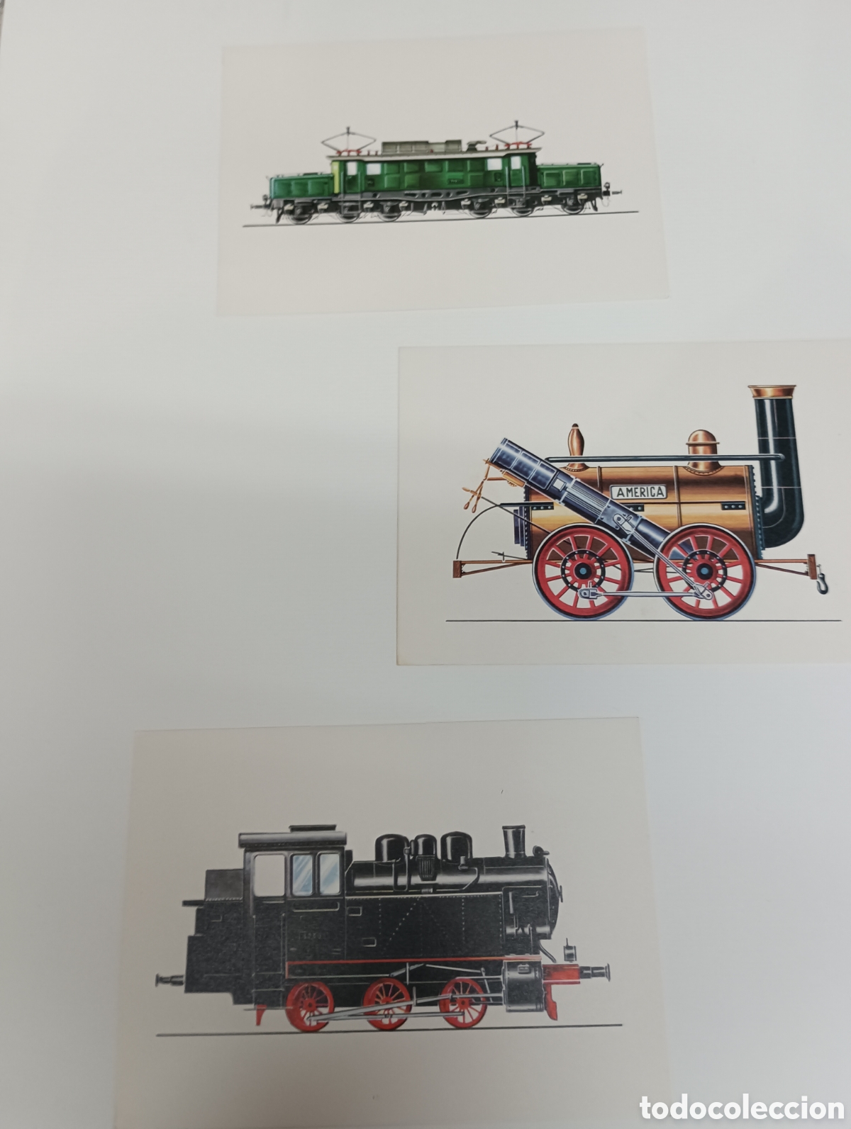Postales: 12 postales de trenes alemanes - Foto 2