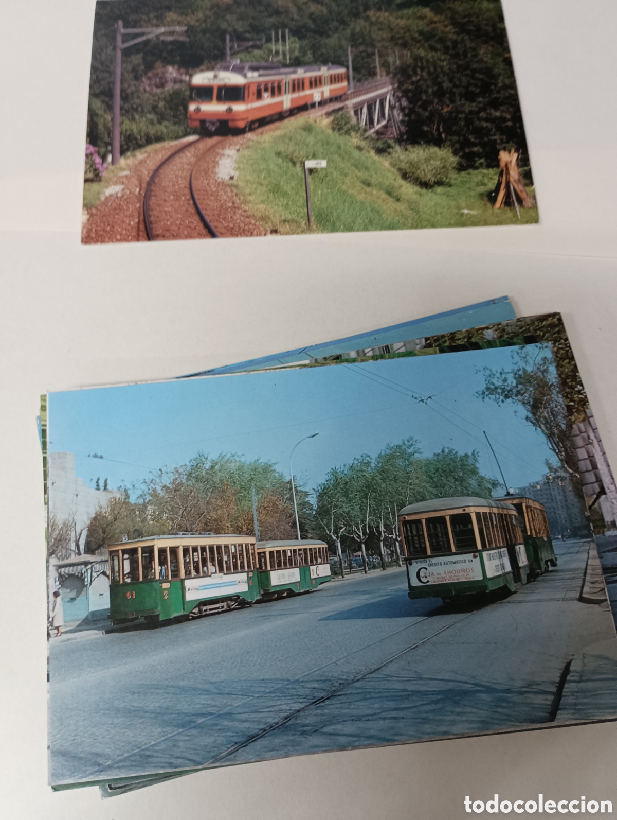 Postales: 330 postales trenes y tranvias - Foto 9