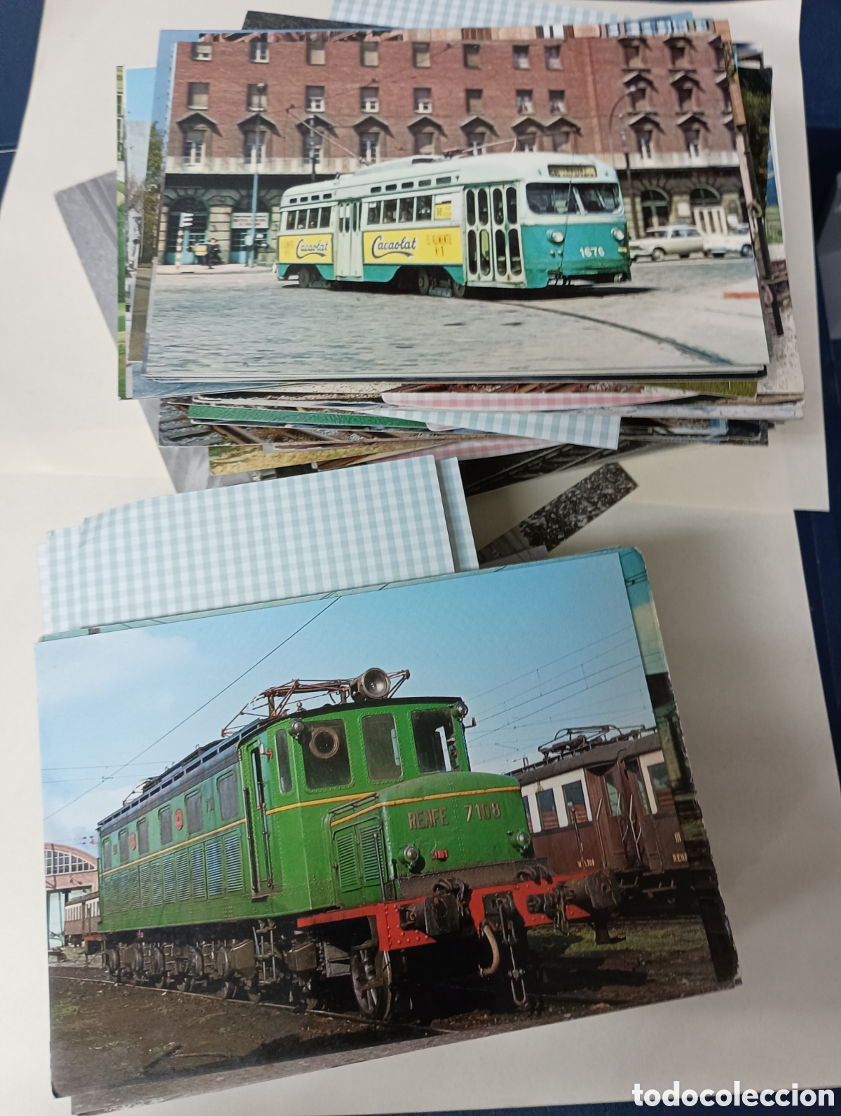 Postales: 330 postales trenes y tranvias - Foto 7