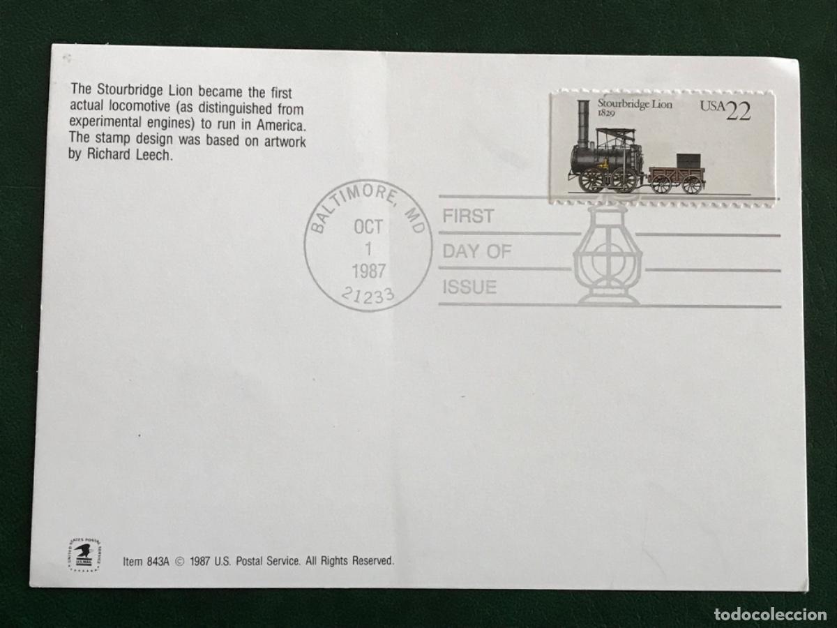 Postales: Postal de Estados Unidos 1987 - Foto 2