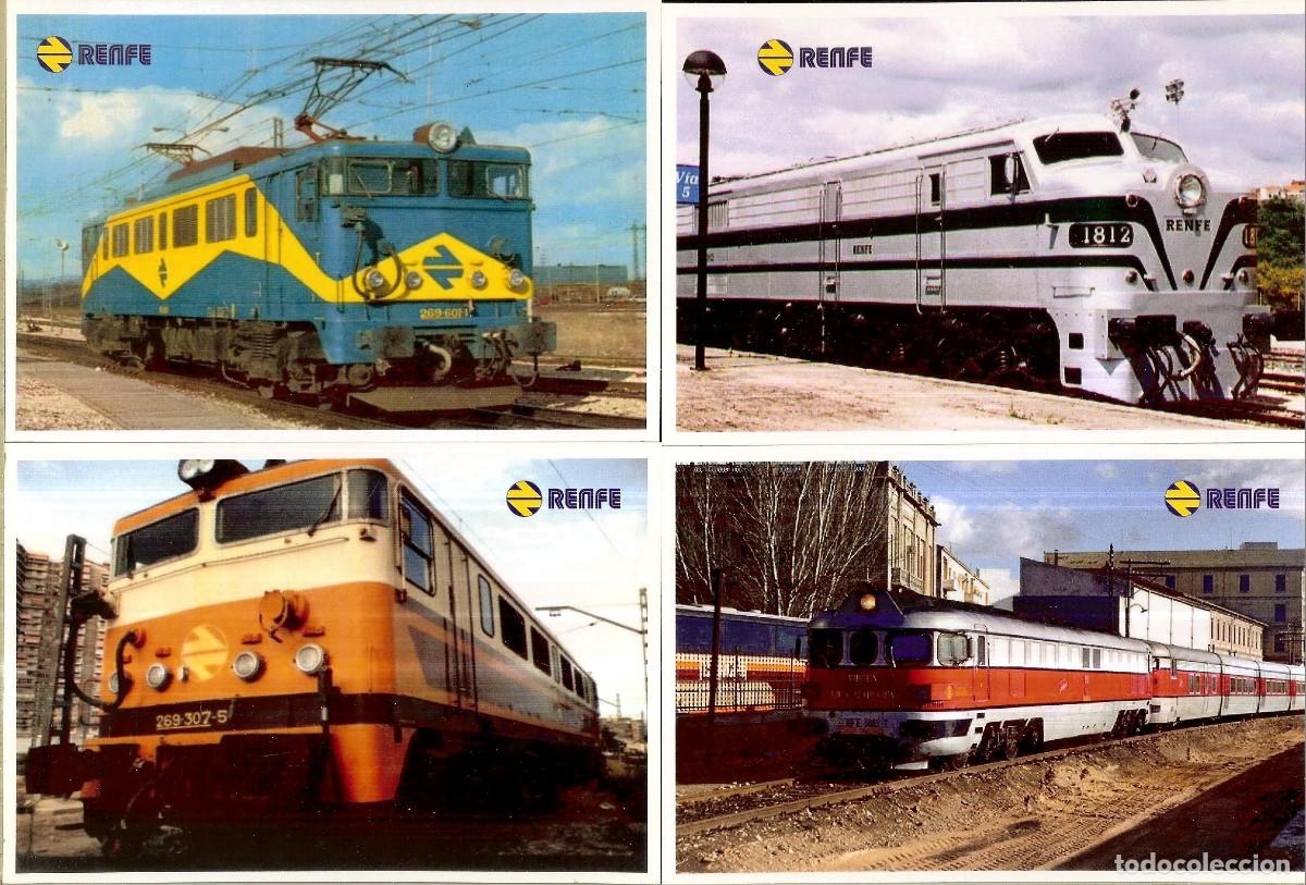 Postales: 8 POSTALES - RENFE - Foto 1