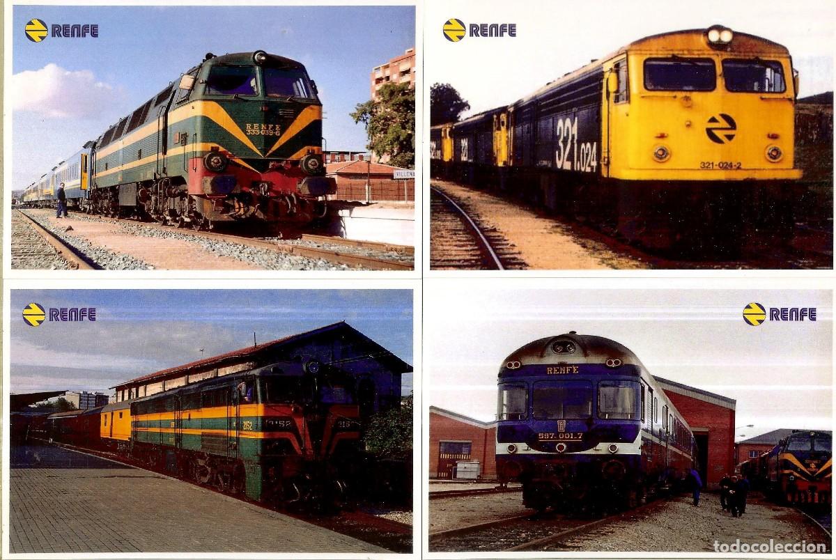 Postales: 8 POSTALES - RENFE - Foto 2
