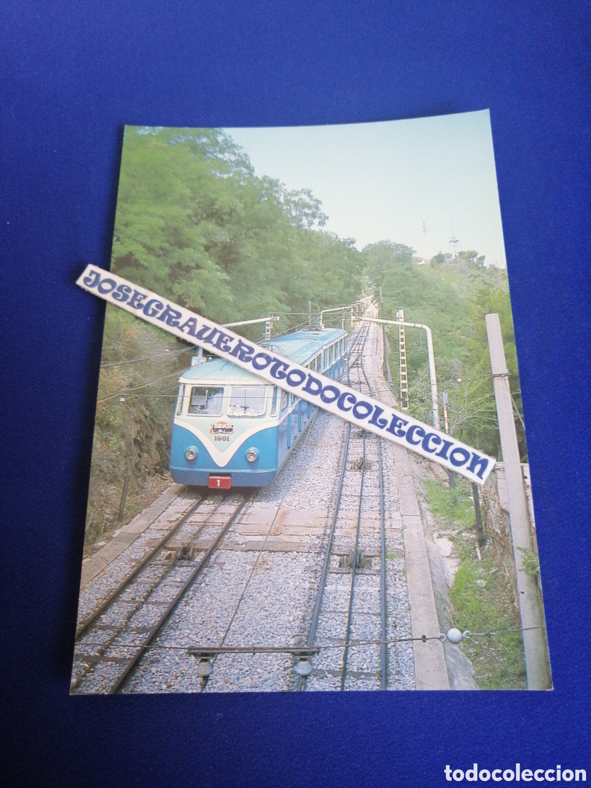 Postales: FUNICULAR TIBIDABO BARCELONA N&Uacute;MERO 123 - Foto 1