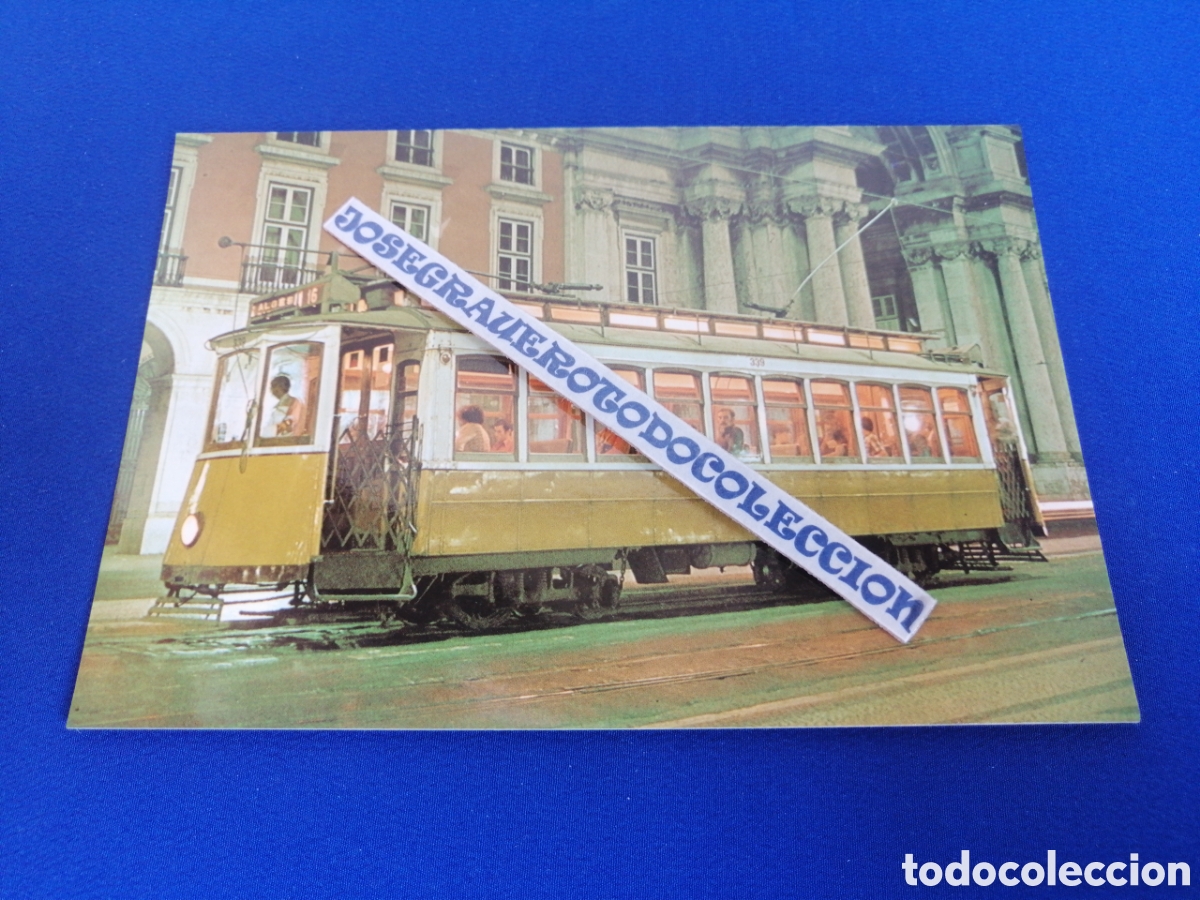 Postales: TRANVIA DE LISBOA PLAZA DEL COMERCIO N&Uacute;MERO 33 - Foto 1