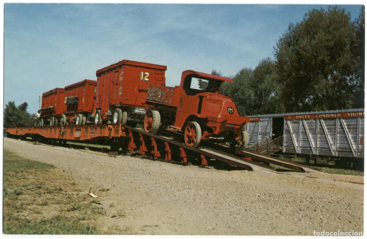 Postales: 6 postales Transporte en tren de circo - Foto 2