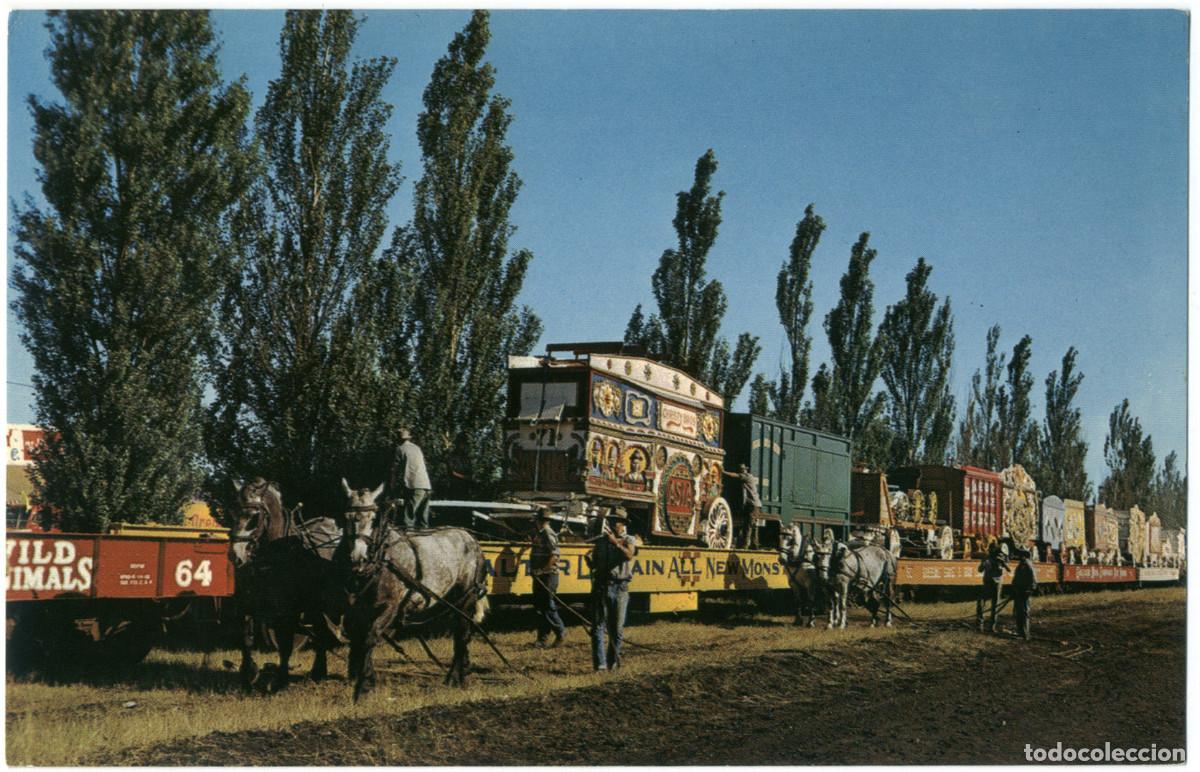 Postales: 6 postales Transporte en tren de circo - Foto 6